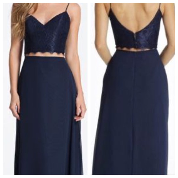 Hayley Paige Occasions Dresses & Skirts - Hayley Paige 5601 navy size 4 (2 piece set)
